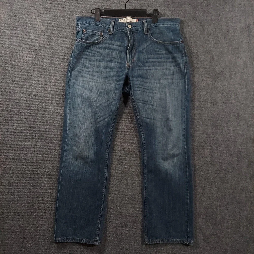 Vintage Levis 559 Jeans Mens 34x30 Blue Relaxed‎ Straight Denim Pants Y2K